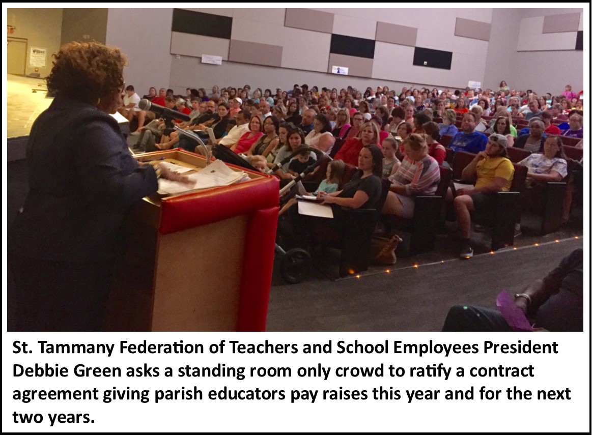 Tammany Teachers Employees Approve Pay Raise St Tammany Federation 