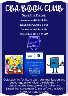 CBA Book Club Flyer